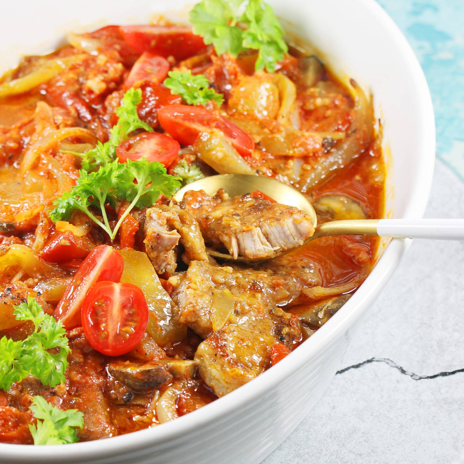 Karkówka po cygańsku