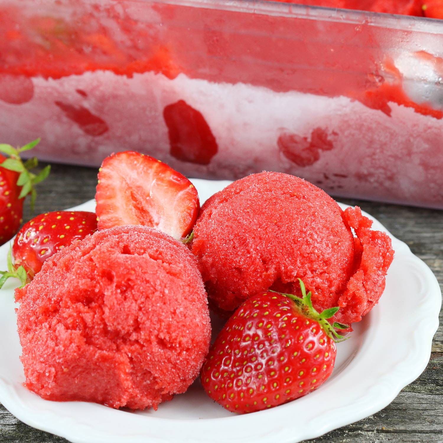 Sorbet truskawkowy