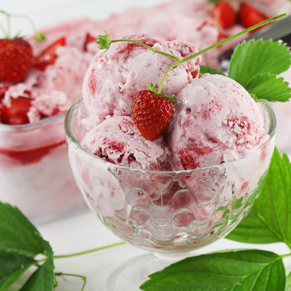 Przepis na lody truskawkowe