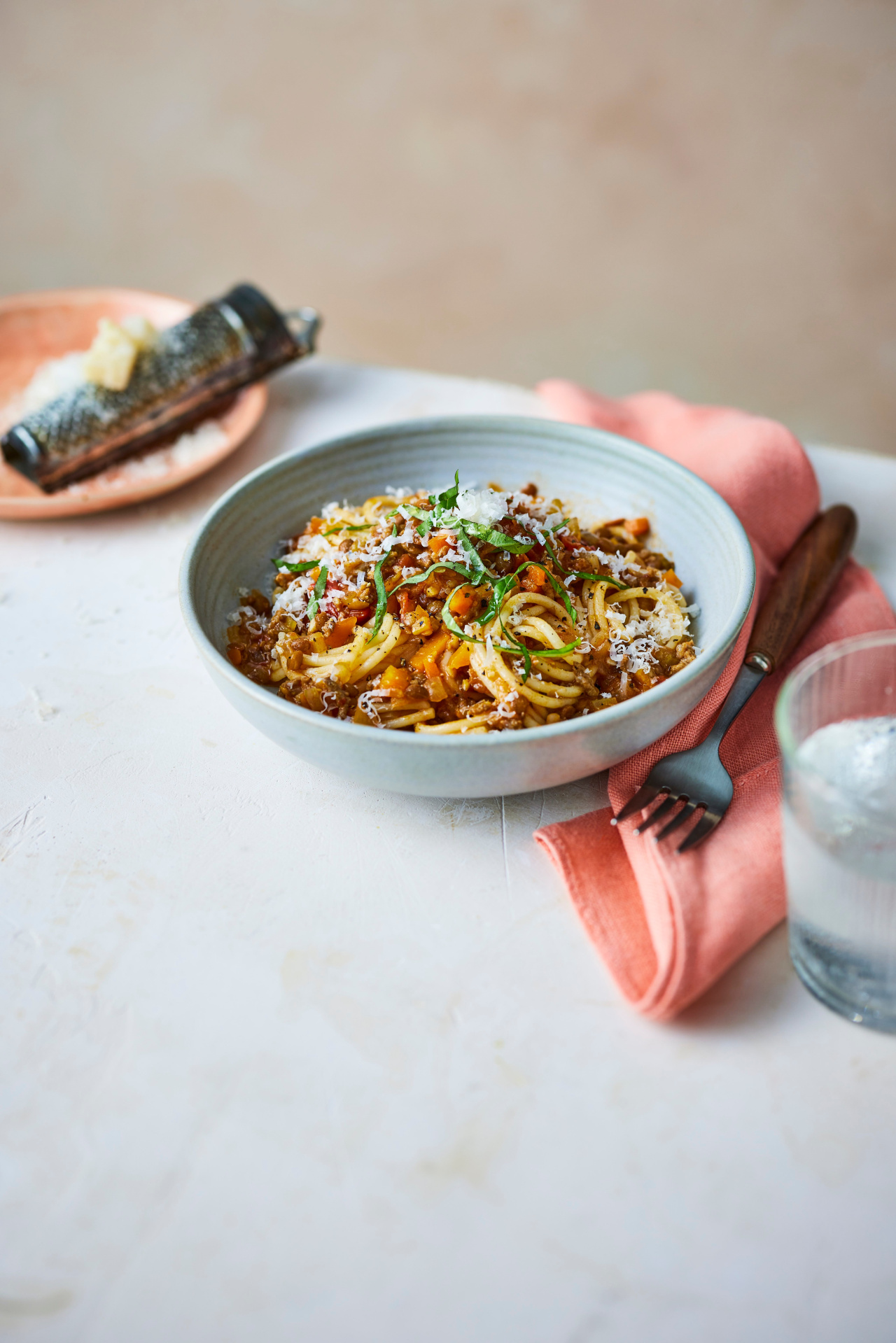 Fit spaghetti z soczewicą