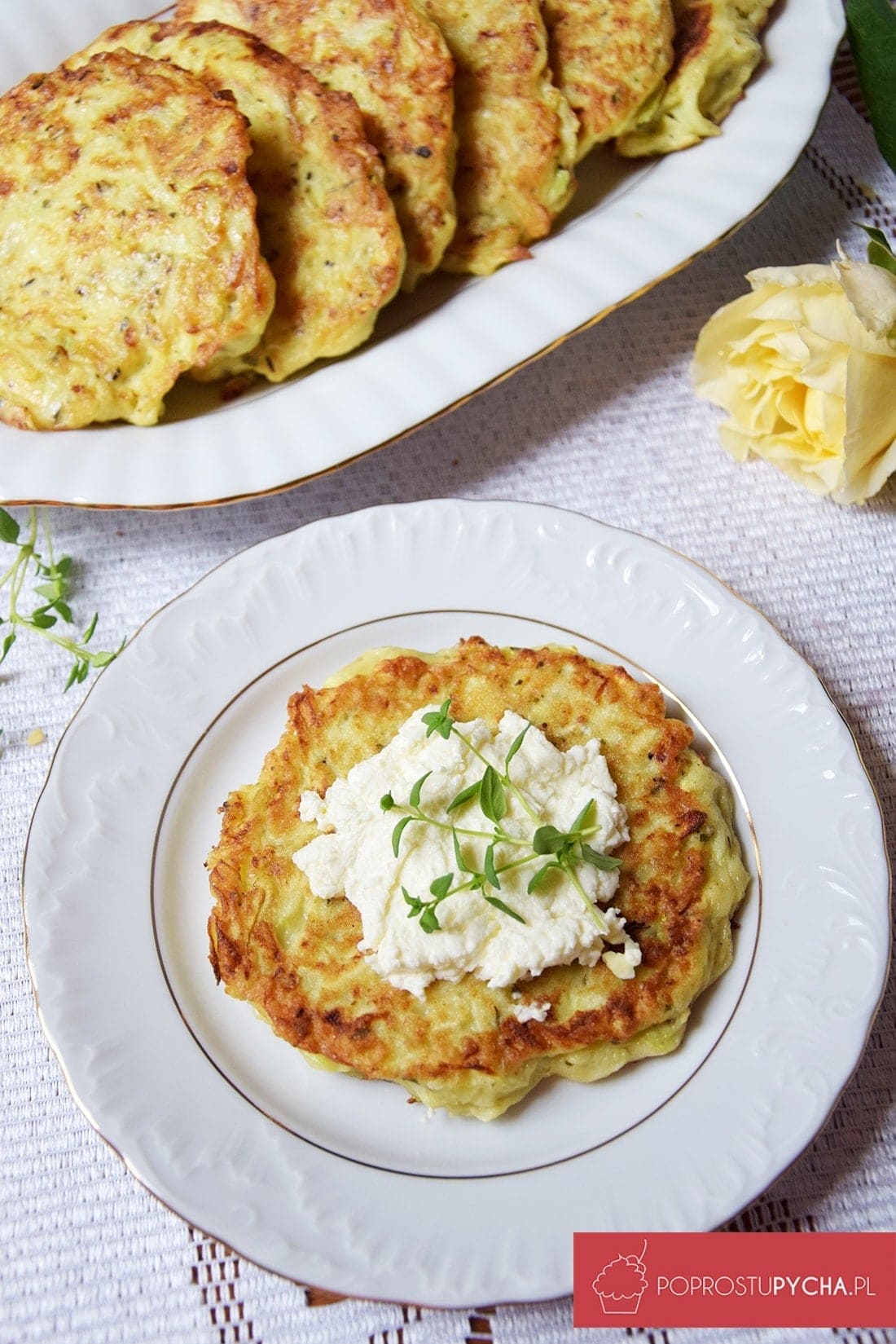 Fit placuszki z cukinii