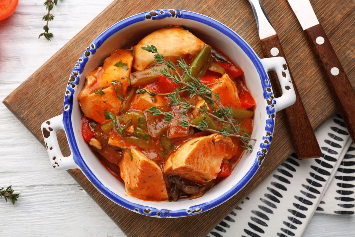 Leczo z kurczakiem i cukinią