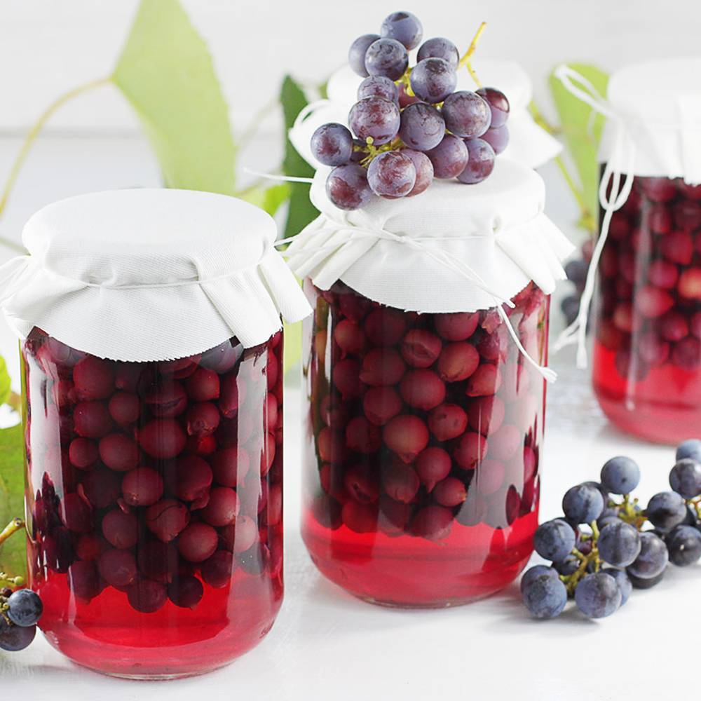 Przepis na kompot z winogron