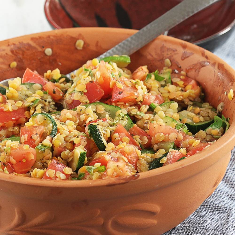 Sałatka z soczewicy