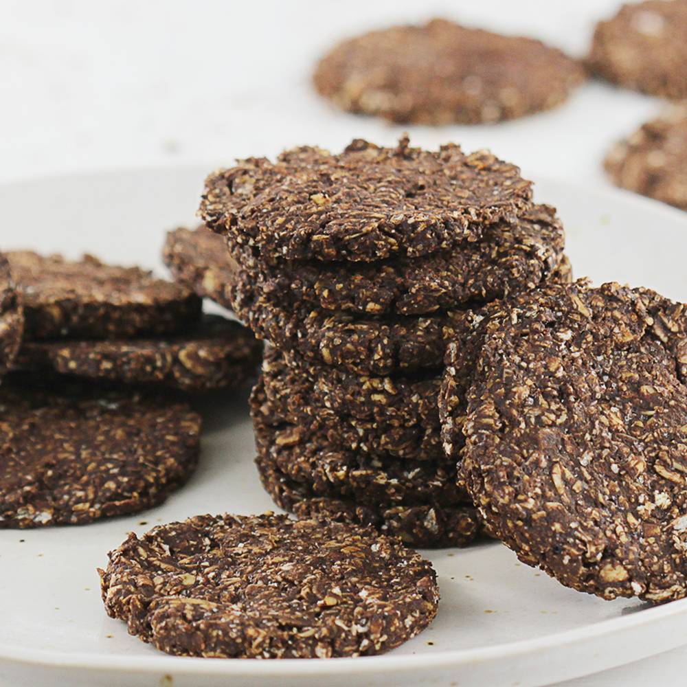 Ciastka owsiane z czekoladą