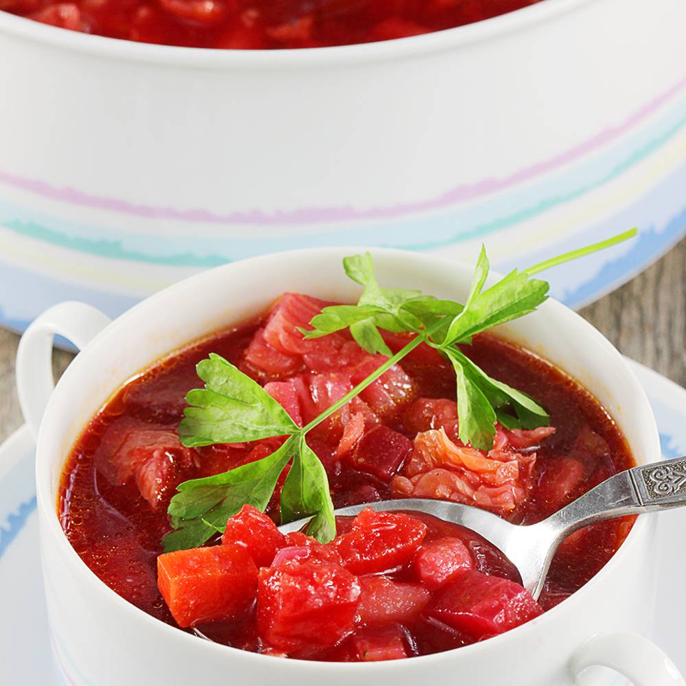 Przepis na barszcz ukraiński