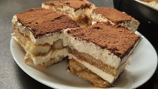 Tiramisu bez jajek